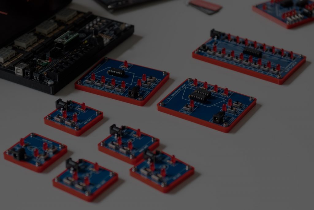 Digitale Schaltungen (Hintergrund, dunkel)